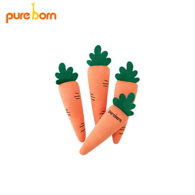 

Pureborn baby carrot BB stick baby hand grab baby comfort doll 0-1 year old toy single carrot all code