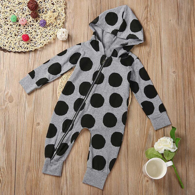 

Newborn Infant Baby Print Long Sleeve Romper Jumpsuit