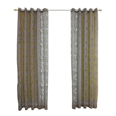 

100 200CM 100 250CM Flower Vine Bubble Scissors Screens Panel Living Room Jacquard Door Fabric Curtain
