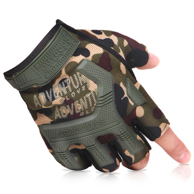 

Outdoor Sports Gloves Military Half Finger Gloves Cycling Training Hunting Fitness CS Gaming Half Mitten