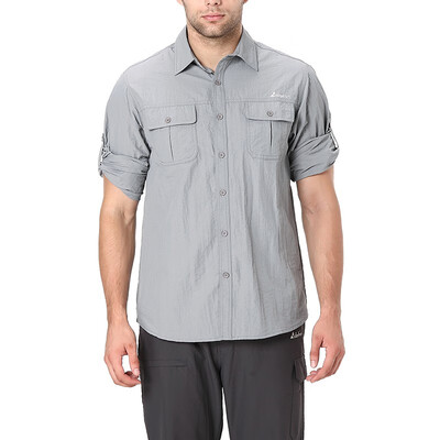 

Clothin Mens Outdoor Travel Work Shirt Quick Dry Tactical Lightweight Wrangler Shirt