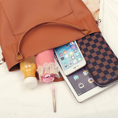 

Tailored Women Four Set Handbag Shoulder Bags Four Pieces Tote Bag Crossbody Wallet