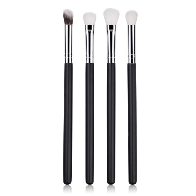 

Toponeto 4 Pcs Wood Makeup Brush EyeShadow Brush Cosmetics Blending Brush Tool