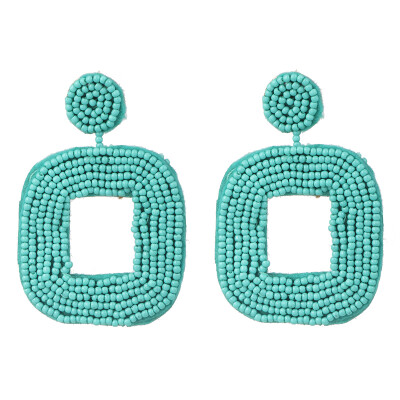 

JURAN 2019 New Design Handmade Beaded Drop Earrings For Women Charm Pendant Statement Dangle Earring Jewelry