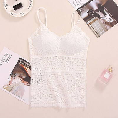 

〖Follure〗4PC Women Sexy Bra Solid Vest Seamless Breathable Push Up Top Underwear