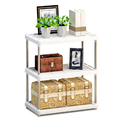 

4 Tiers Storage Rack Multifunctional Kitchen Storage Holder Shelf 4 Layers Storage Shelving Seasoner Rack