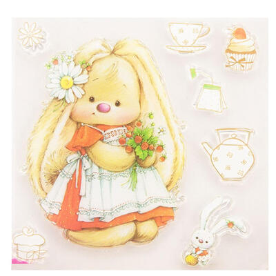 

Silicone Transparent Seals Clear Stamps Cartoon for DIY Scrapbooking Photo