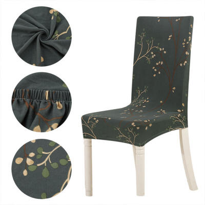 

Greensen Home Chair Cover Polyester Print Elastic Chair Cover Removable Protective Covers for Home Wedding Hotel