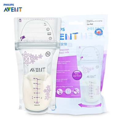 

Avent 25pcs 6oz 180ml Baby Breast Milk Powder Storage BPA Free Bag