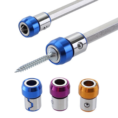 

2PcsSet Screwdriver Bits Magnetic Ring 14 Metal Strong Magnetizer Screw Tools