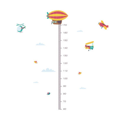 

Height Ruler Waterproof Removable PVC Wall Stickers Home Kids Room Decals