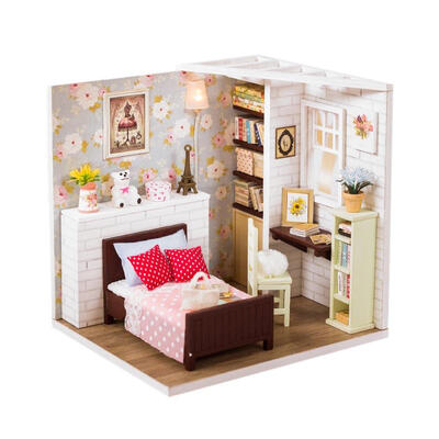 

DIY Mini Doll House Assemble Dollhouse Hands-on Toy Craft Educational Toys