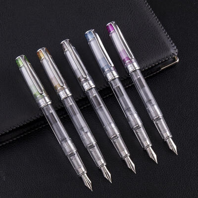 

038mm WING SUNG 3003 Iridium Point Fine Nib Fountain Extra Fine Transparent Pen