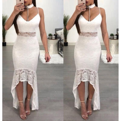 

HOT NEW FASHION Women&acutes Lace Long Formal Wedding Evening Ball Gown Party Prom Bridesmaid Dress