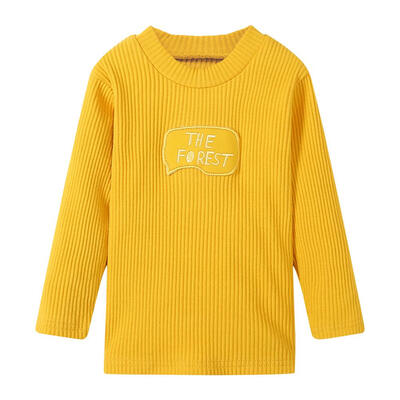 

Winter Long Sleeve Cute Letters Boys Pullover Tops Kids Bottoming Sweater