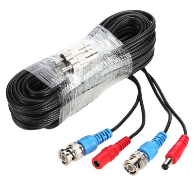 

Video Power BNC Cable 150ft 457m for Analog AHD Surveillance CCTV Camera DVR Kit