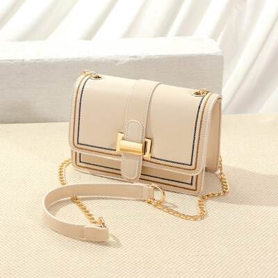 

Summer one-shoulder ladys fashion simplicity of Korean version ins 100-band chain diagonal bag