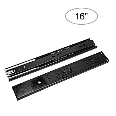 

2pcs Drawer Slides Low Noise Ball Bearing Drawer Slides 1-Pair Heavy Duty Drawer Slides Drawer Guide Rail Hydraulically Damped Dra