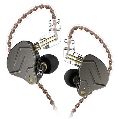 

KZ ZSN pro Headphones Quad-core Moving Iron Double Circle Diy Custom Wireless Call Sports