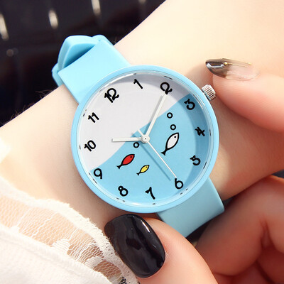 

Ladies watch waterproof fashion ins Harajuku school style Korean fashion student children cartoon watch cute