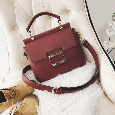 

Women Bag Vintage Shoulder Bags 2018 Buckle PU Leather Handbags Crossbody Bags For Women Famous Brand Spring Sac Femme