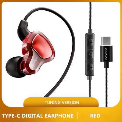 

Platinum New Double-action TYPE-C Earphone In-earType For Xiaomi Oppo Huawei Vivo Glory Mobile Phone