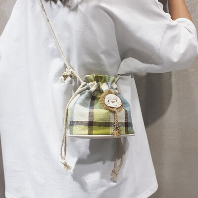 

Summer popular small bag female bag new 2019 Messenger bag cartoon ugly cute shoulder bag cute girl bucket bag