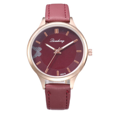 

New ladies fashion trend student watch butterfly print