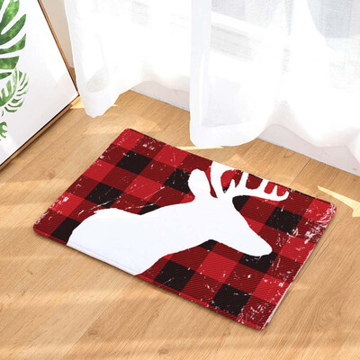 

〖Follure〗Christmas Home Non Slip Door Floor Mats Hall Rugs Kitchen Bathroom Carpet Decor