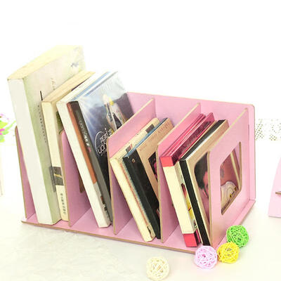 

Greensen Home Multi-functional Storage DIY CD Shelf Student Desktop Bookshelf