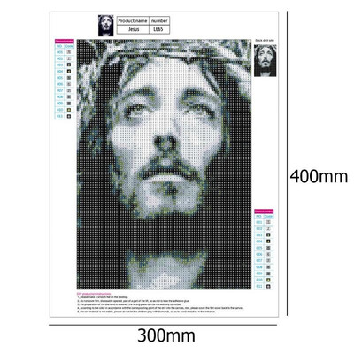 

5D DIY Full Drill Diamond Painting Easter Man Cross Stitch Embroidery Kit