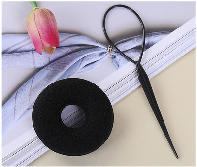 

〖Follure〗Hot Women Spongy Hair Bun Donuts Ring Blonde Hair Extension Wig