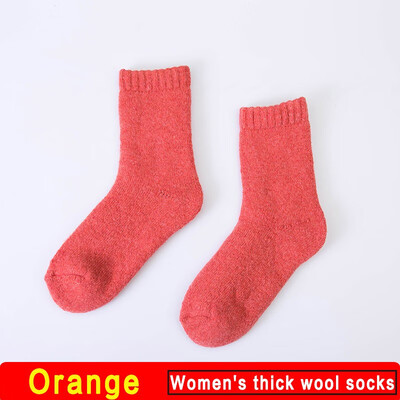 

1 Pair Women Thicken Thermal Wool Cashmere Warm Casual Socks Winter Crew Socks