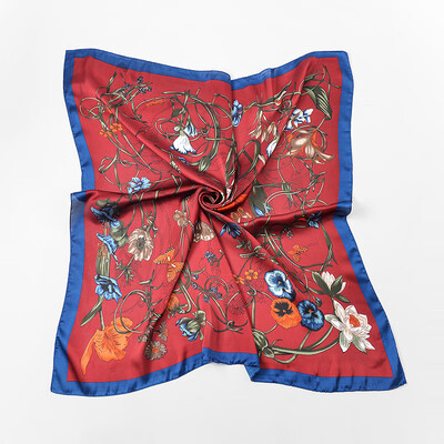 

Spring&summer new sunscreen silk scarf headscarf wild female silk scarf spring&autumn Korean pastoral collar scarf