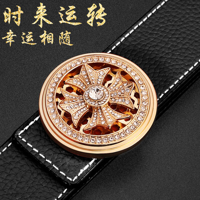 

Network explosion models mens belt top layer leather smooth buckle when to run belts shaking sound with the same paragr