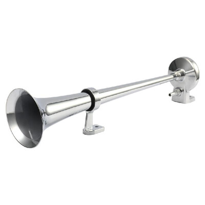 

Universal 17 Inch 150DB Car Air Horn Compressor Super Loud Single Trumpet Compressor 12V 1 Set for Trucks Cars Automobiles
