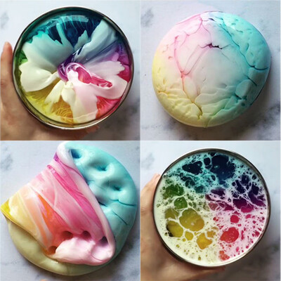 

〖Follure〗Beautiful Color Mixing Cloud Slime Putty Scented Stress Kids Clay Toy