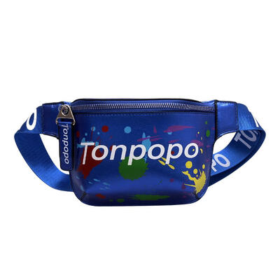 

Graffiti Printed Shoulder Bags Unisex Zipper Chest Pack Crossbody Handbags