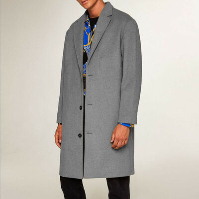 

Fashion Mens Wool Coat Winter Jacket Trench Coat Outwear Overcoat Long Sleeve