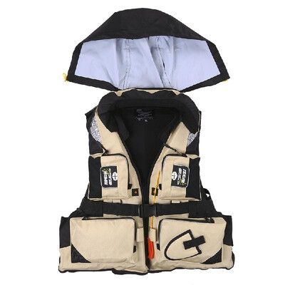 

Lixada Professional Adult Fishing Safety Life Jacket Survival Vest Swimming Boating Drifting