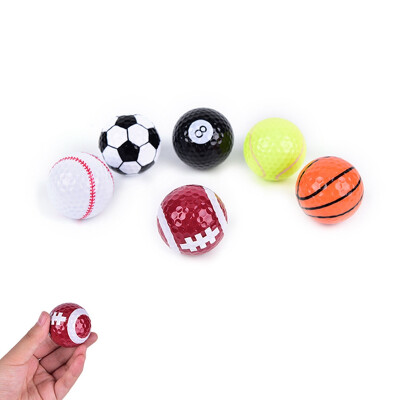 

6 pcsset Sports Golf Balls Golf Game Strong Resilience Force Sports Practice Funny Balls Gift Indoor Outdoor