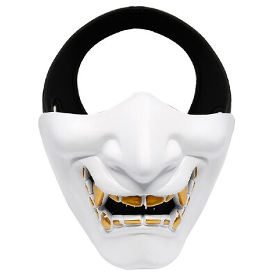 

Outdoor Sport Airsoft Paintball Mask Hannya HalloweenMasks Paintball CS Game Hunt Party Prop Mask Cosplay Prajna Hannya Phantom Ma