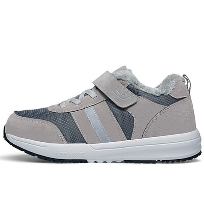 

2018 comfortable middle-aged walking shoes soft bottom plus velvet sports shoes lightweight&comfortable not grinding feet walk