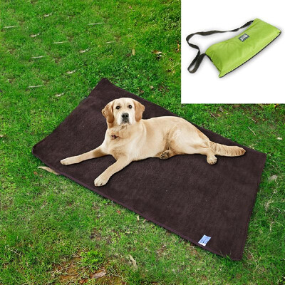 

Multi-function Folding Portable Dog Outdoor Blanket Collapsible Pet Blanket Pad with Carrier Bag for Dogs Cats Pets Camping Hiking
