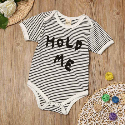 

Infant Kids Baby Girls Boys Stripes Cotton Leopard Romper Jumpsuit Clothes 70