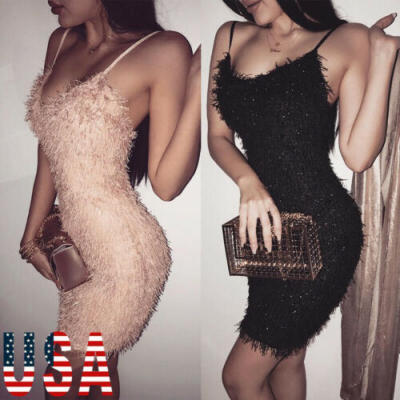 

US Sexy-Women-Sleeveless-Bandage-Bodycon-Evening-Party-Cocktail-Club-Mini-Dress