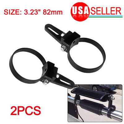 

2PICS O Type LED Light Bar Mount Bull Bar Clamps Bracket For JEEP Car Bike