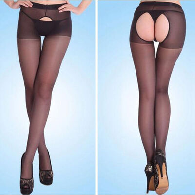 

Sexy Womens Open Crotch Crotchless Sheer Pantyhose Stockings Tights Hosiery HOT