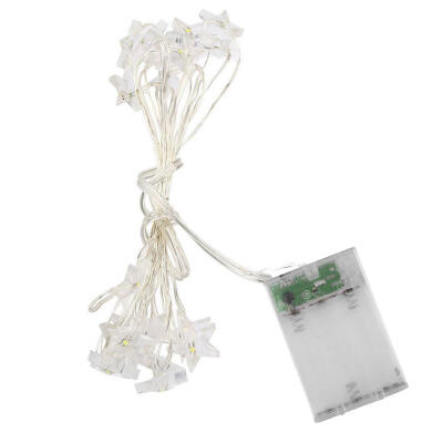 

5M LED Beam Five-Pointed-Star Flexible Silver Wires Light String Party