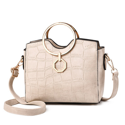 

2018 spring new crocodile pattern handbags fashion simple handbag shoulder bag diagonal package